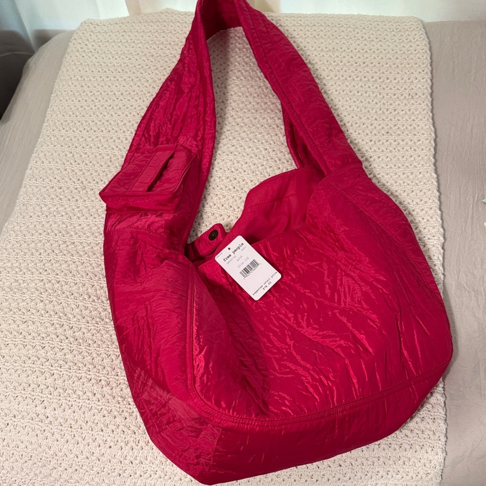 Free People Stylish Pink Women's Bag